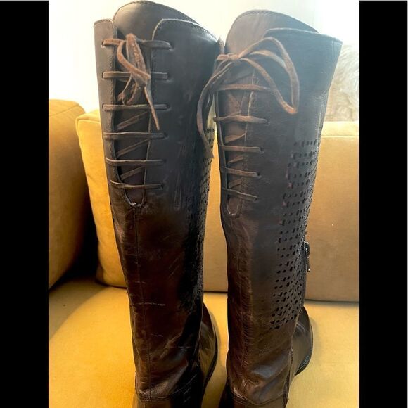 Matisse Boots Brown Leather “Cage” Sz 8 - Picture 6 of 10